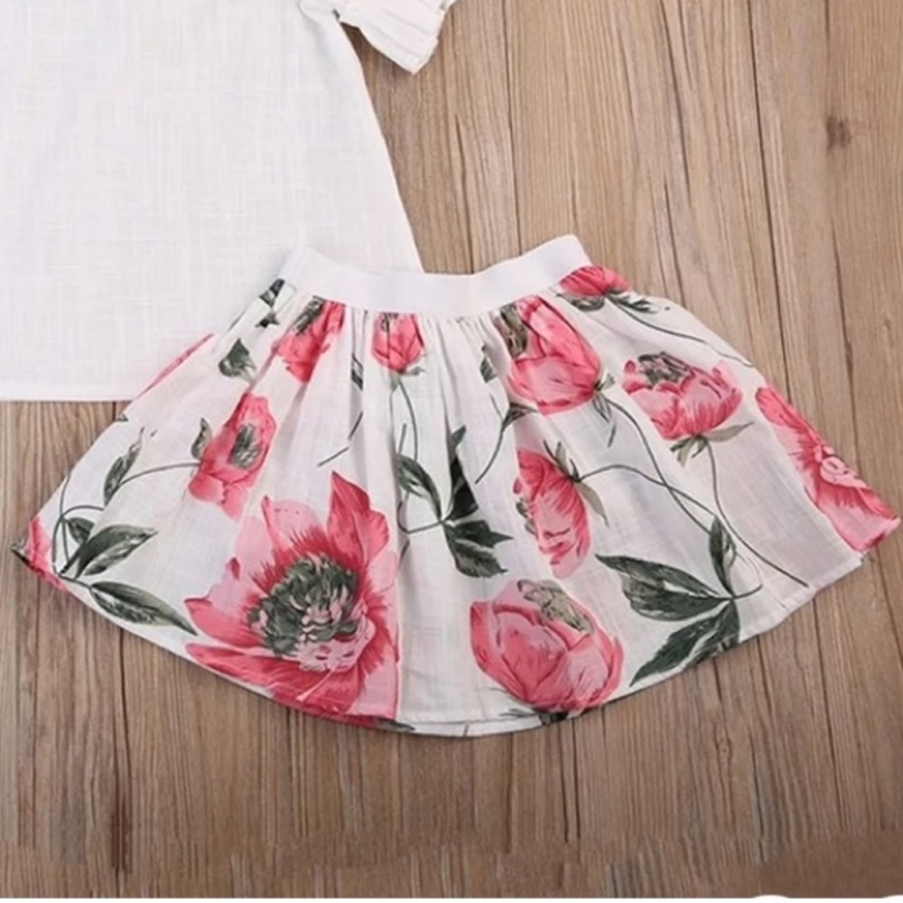 Girls Floral 2 Piece Matching Set - Picture 8 of 16